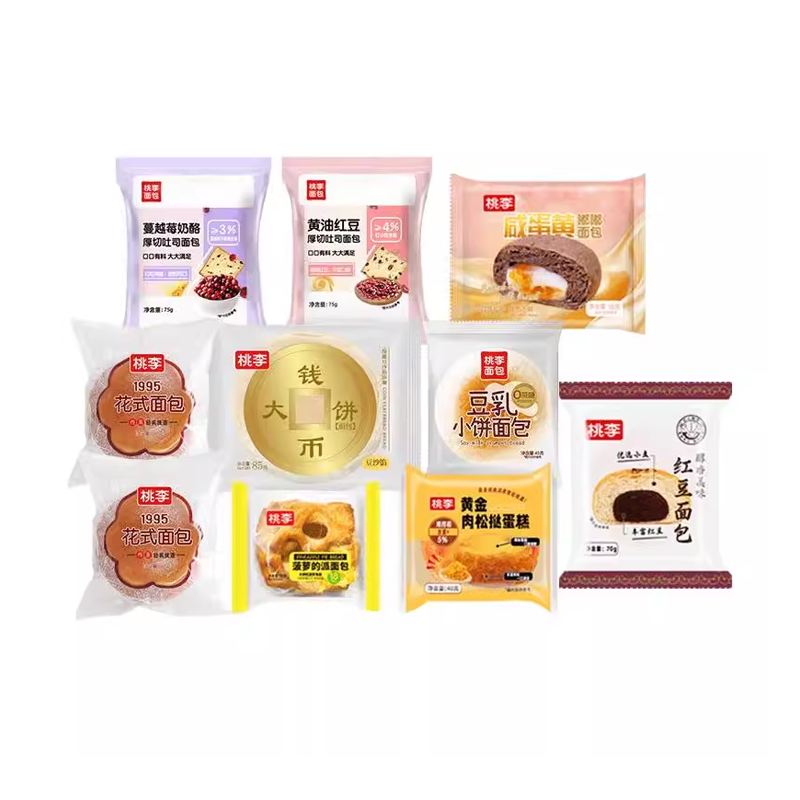 淘宝秒杀：桃李早餐软面包组合共6件 福利价仅13.86元秒杀