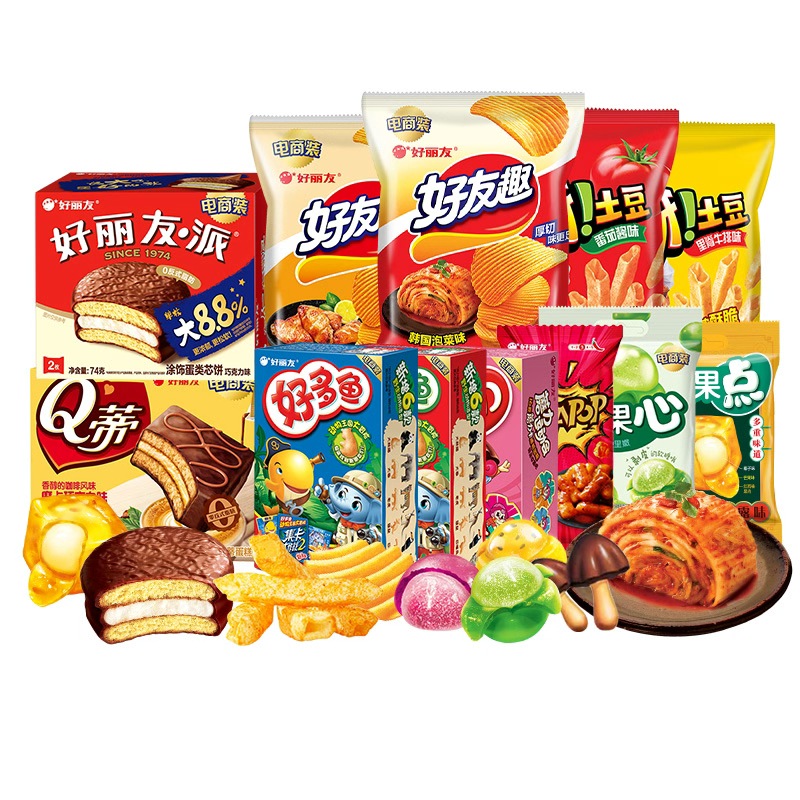 淘宝秒杀：一下午炫三袋也不心疼！！好丽友零食合集 福利价仅29元秒杀！