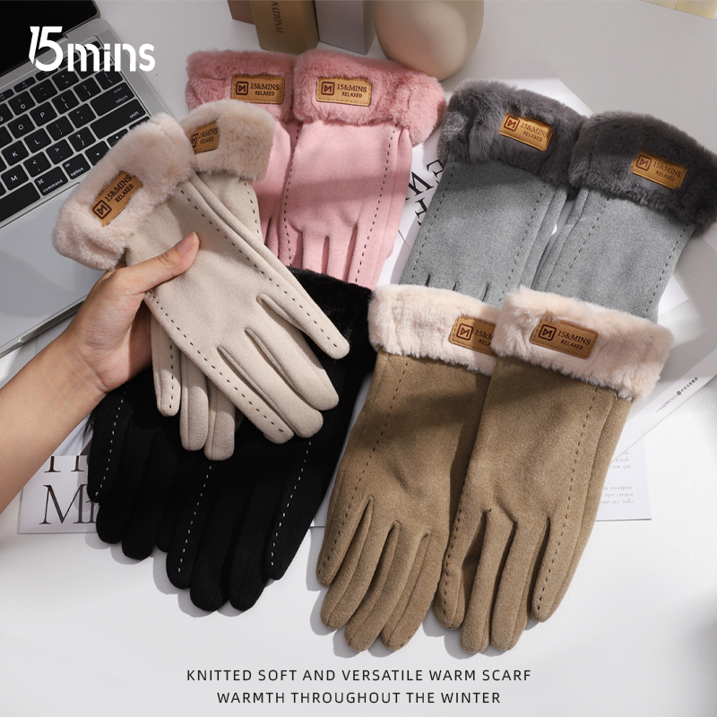 优质素材：百丽旗下触屏加绒加厚保暖骑行手套 福利价仅12.8元秒杀！