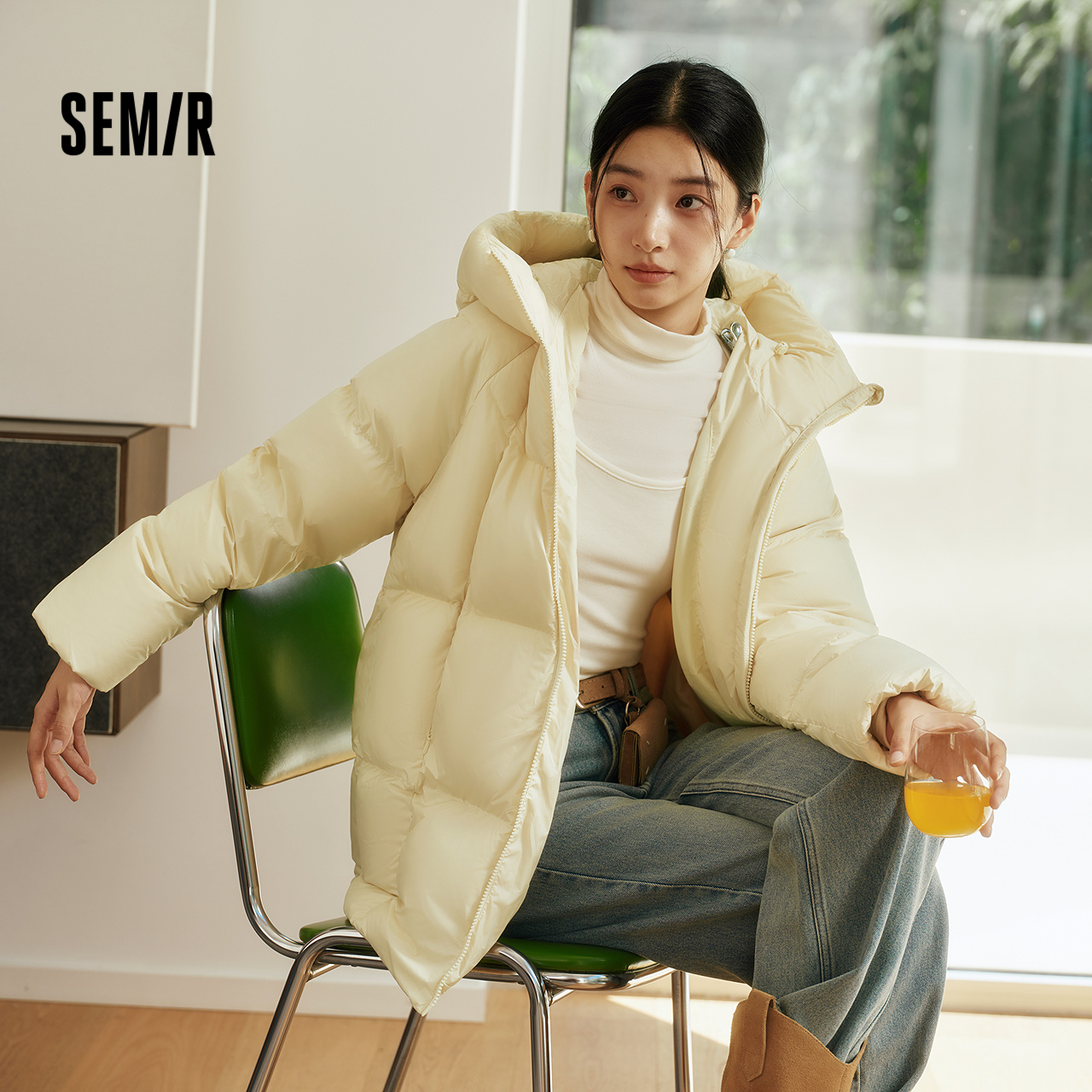 优质素材：森马！三防连帽羽绒服 福利价仅309元秒杀！