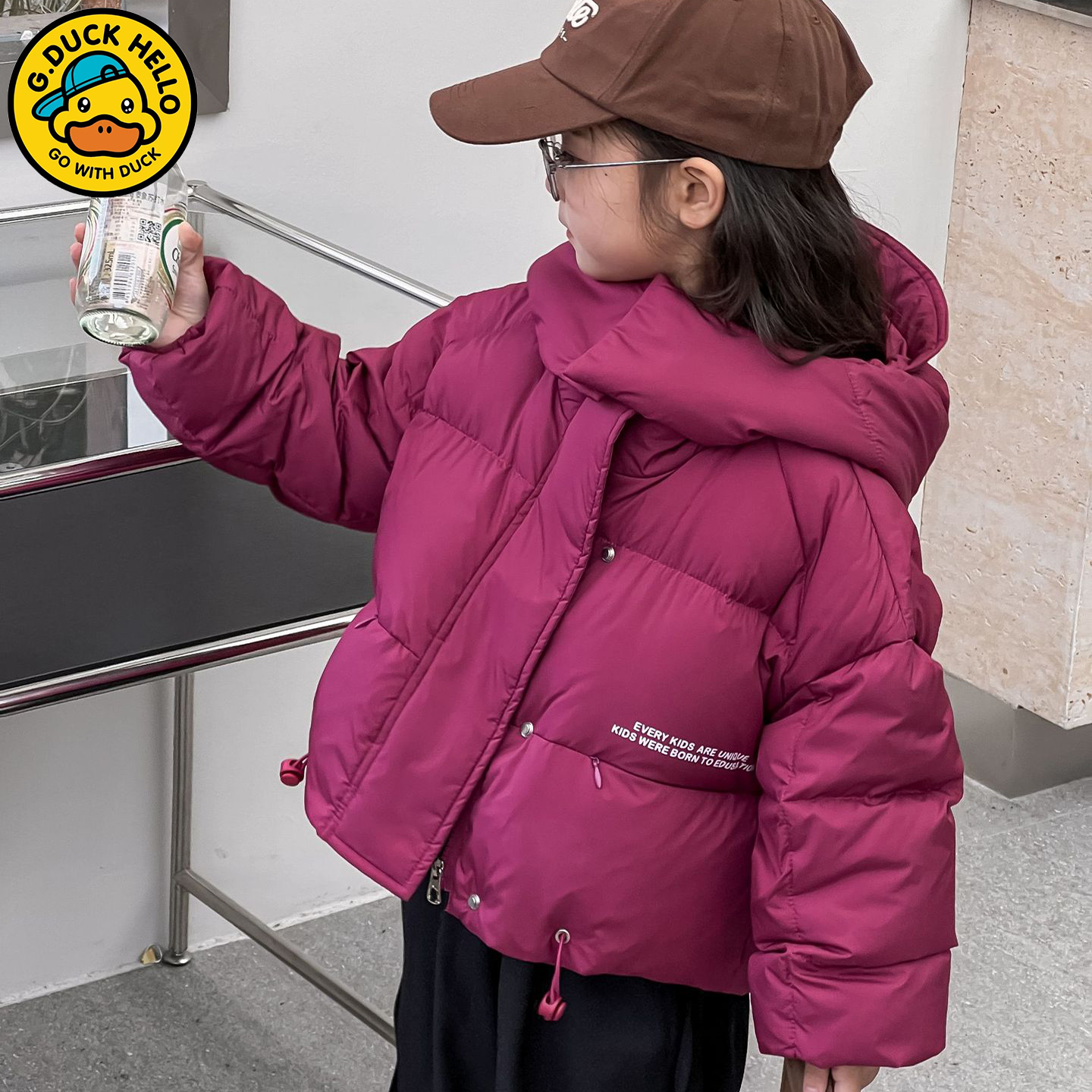 【小黄鸭】儿童羽绒服冬季鸭绒保暖加厚 券后【119元】包邮秒杀