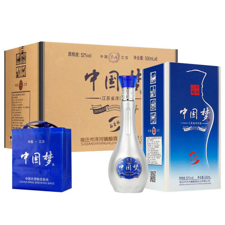 【CCTV冠名】中国梦52度500ml*6瓶白酒 券后【99元】包邮秒杀