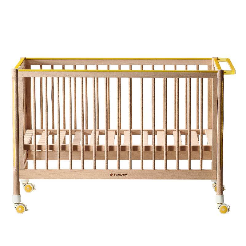 双11现货：babycare婴儿床拼接大床实木无漆床 福利价仅1444.15元秒杀！