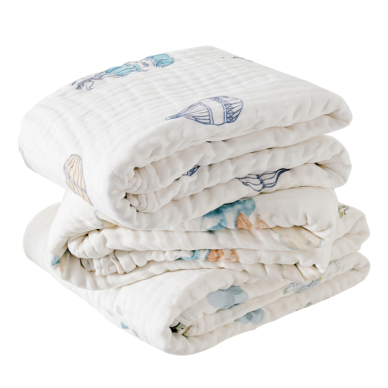 淘宝秒杀：【到手3条】嫚熙婴儿全棉纱布浴巾 福利价仅96.8元秒杀！