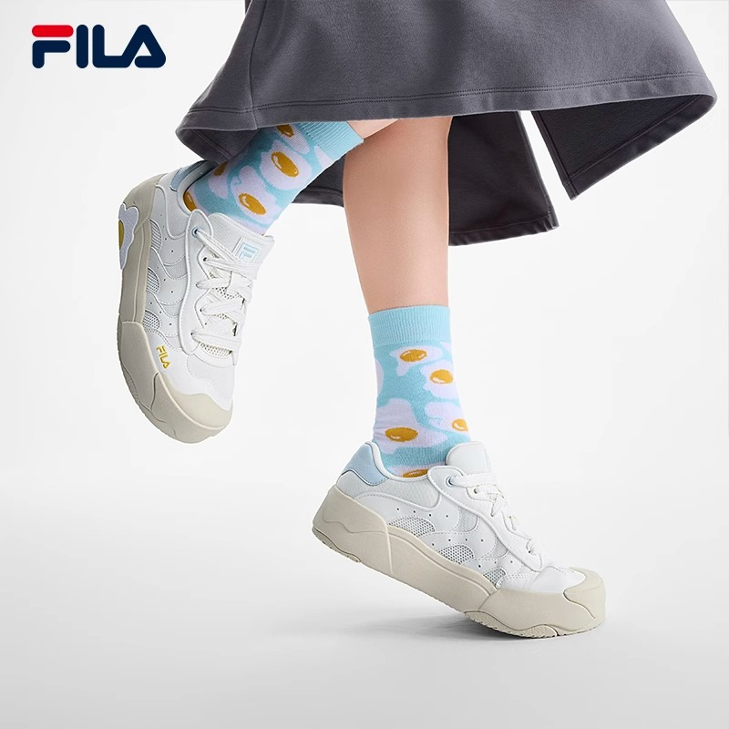 双11现货：【FILA】杨幂同款厚底板鞋 福利价仅559元秒杀！