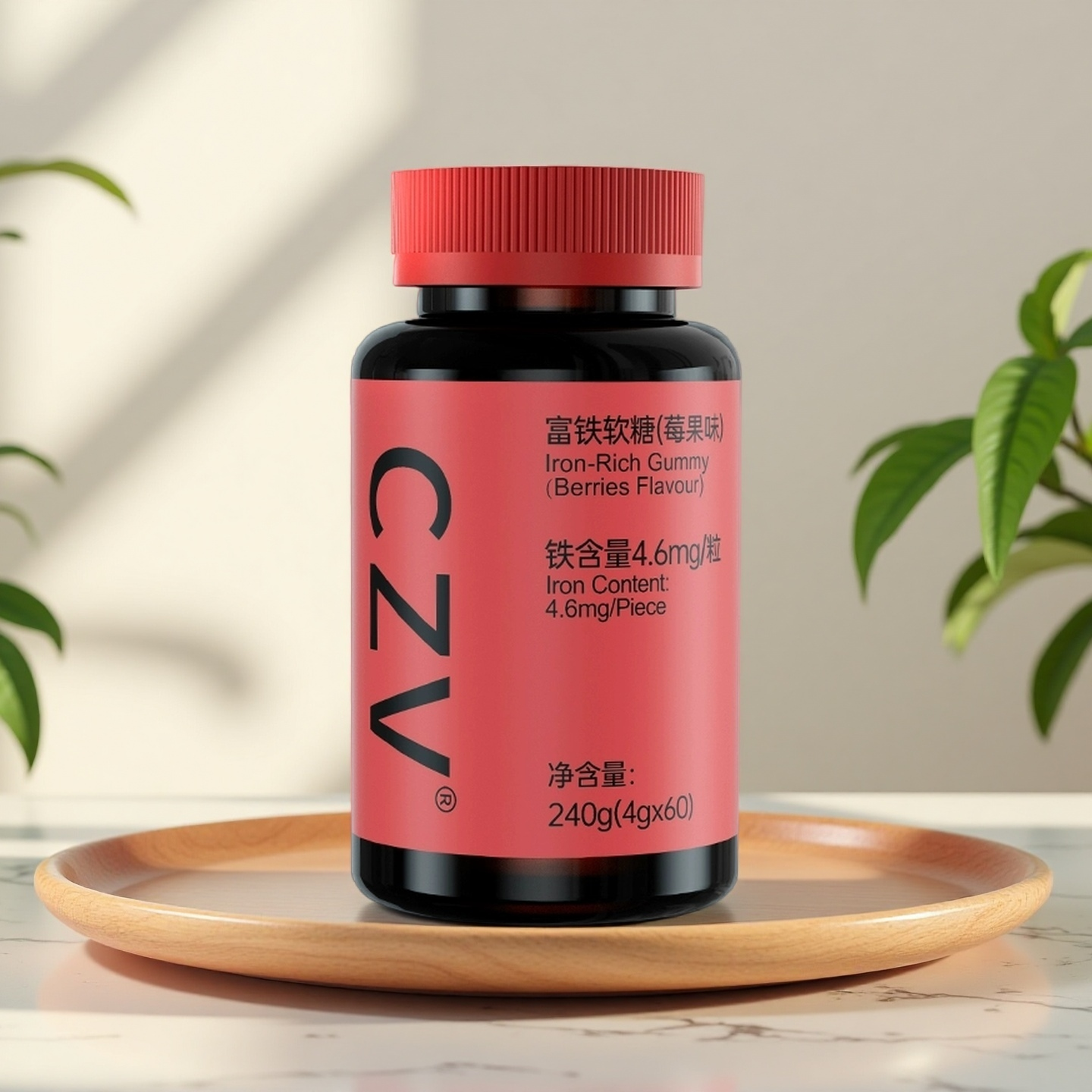 淘宝秒杀：CZV！补气血富铁软糖60粒/瓶 福利价仅39.9元秒杀！