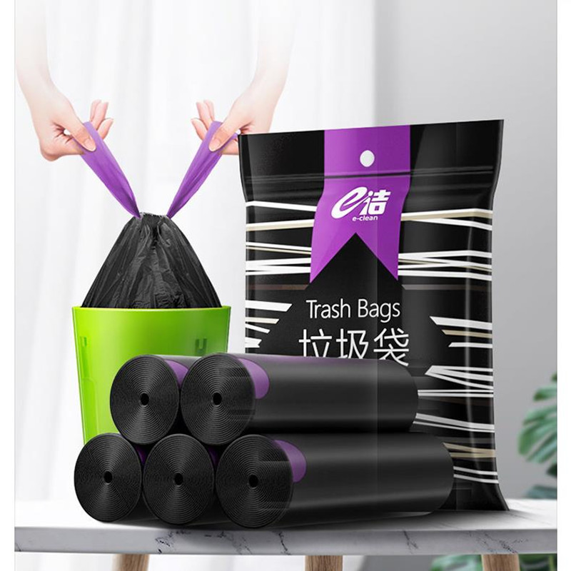热销爆品：e洁垃圾袋加厚加大免撕抽绳120只 福利价仅17.8元秒杀！