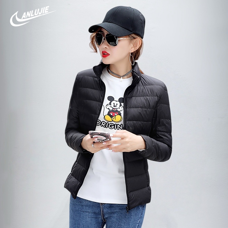 ANLUJIE爆款羽绒服男女短款轻薄羽绒 券后【99.9元】包邮秒杀