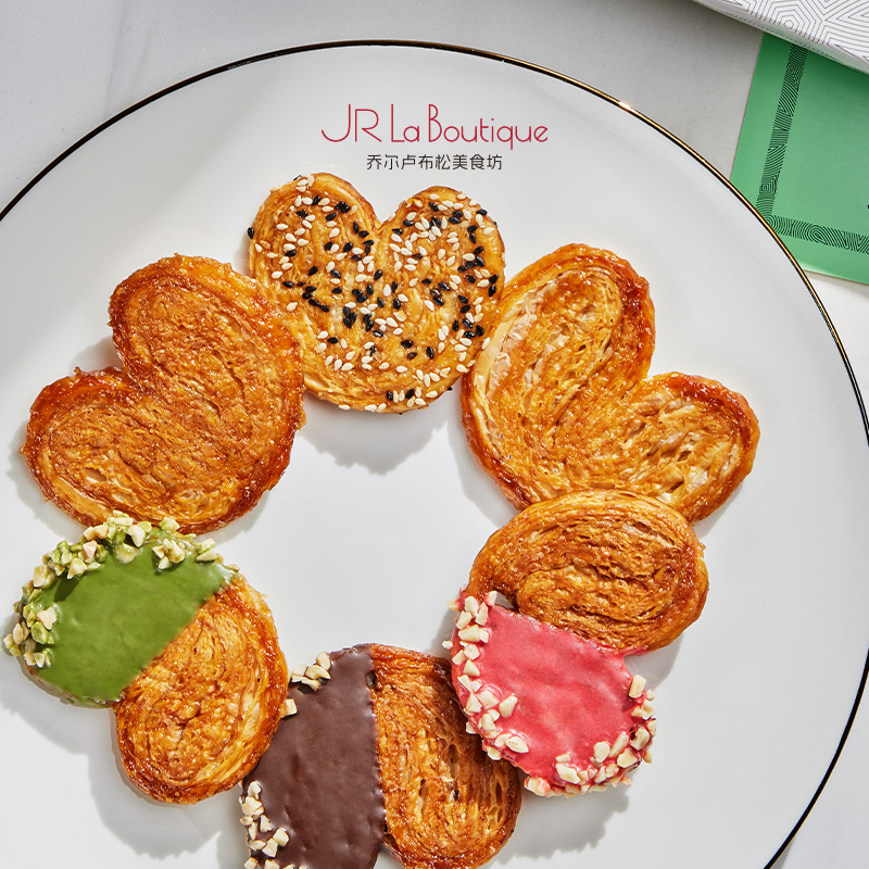 优质素材：JR乔尔卢布松法式迷你蝴蝶酥6片78g*2盒 福利价仅129元秒杀！