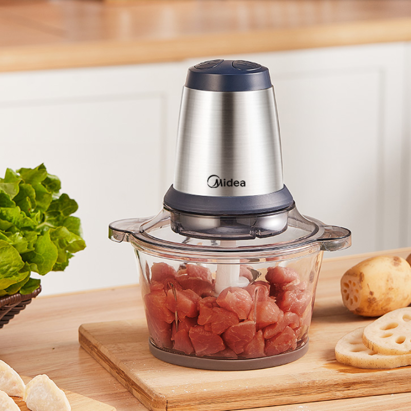 双11现货：美的绞肉机家用电动小型多功能饺馅机 福利价仅61.1元秒杀！