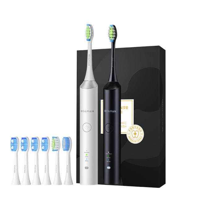 双11现货：罗曼电动牙刷成人自动情侣套装礼盒 福利价仅59元秒杀！