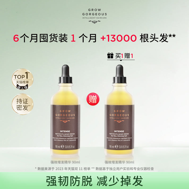 双11现货：【拍2件】GrowGorgeous强效增发精华90ml 福利价仅431.3元秒杀！
