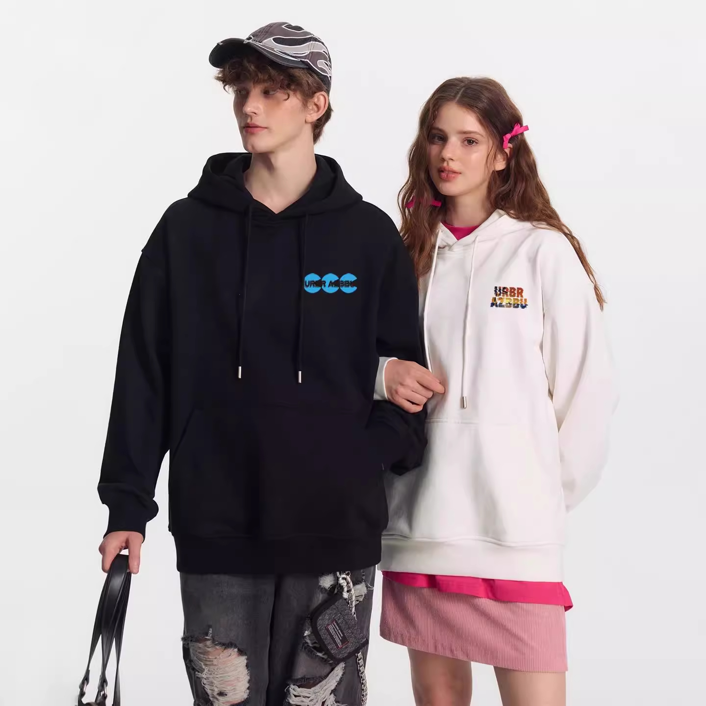 任选4件！URBRAZBBU男女同款潮牌休闲卫衣 券后【55.6元】包邮秒