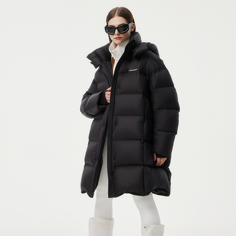 双11现货：坦博尔秋冬羽绒服女中长款加厚保暖外套 福利价仅899.1元秒杀！
