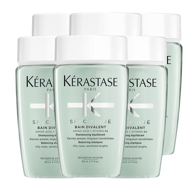 淘宝秒杀：卡诗清爽控油洗发水80ml*6瓶无硅油 福利价仅125元秒杀！