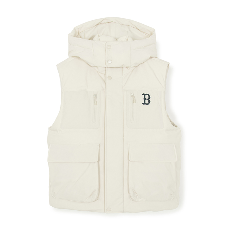 热销爆品：MLB男女情侣百搭休闲防水连帽羽绒马甲 福利价仅1309元秒杀！