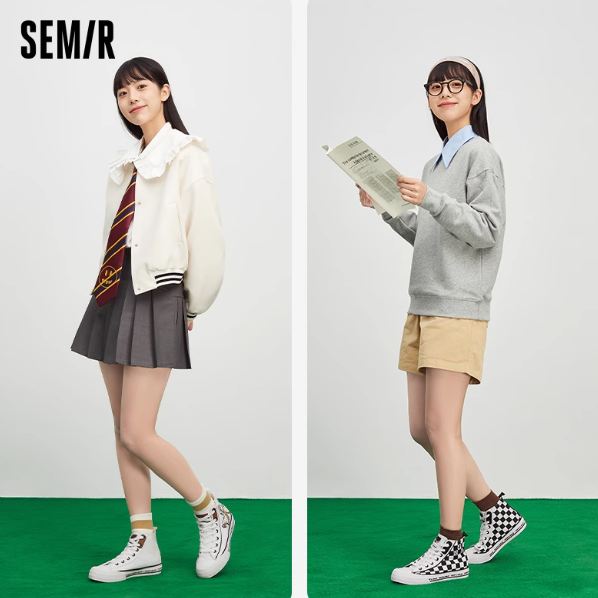 【Semir】休闲百搭时尚板鞋帆布鞋 券后【39.9元】包邮秒杀