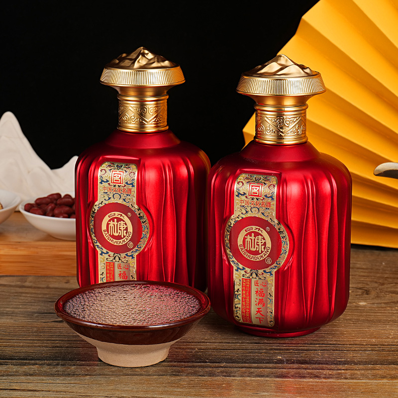 白水杜康福满天下仿皮箱白酒52度6瓶 券后【99元】包邮秒杀