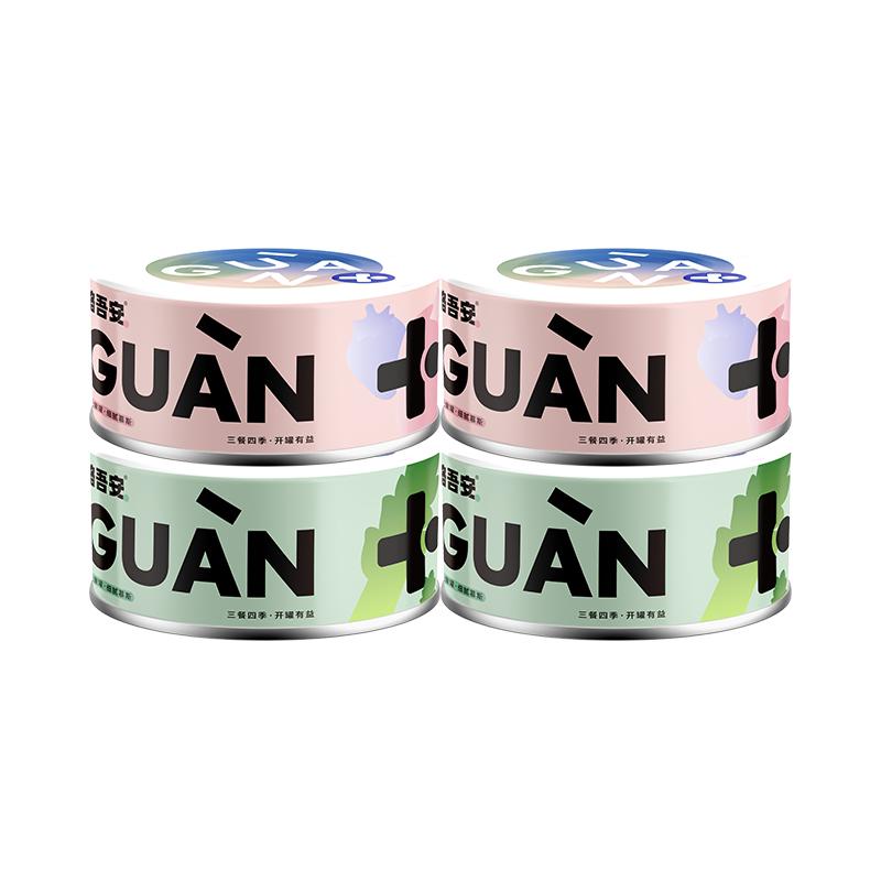 热销爆品：格吾安四季系列主食罐猫用湿粮罐头4罐 福利价仅59.9元秒杀！