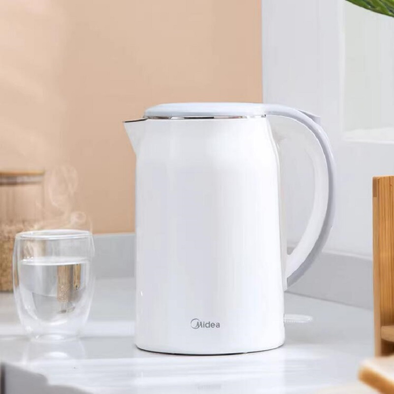 美的不锈钢电热水壶1.7L 【79元】包邮秒杀