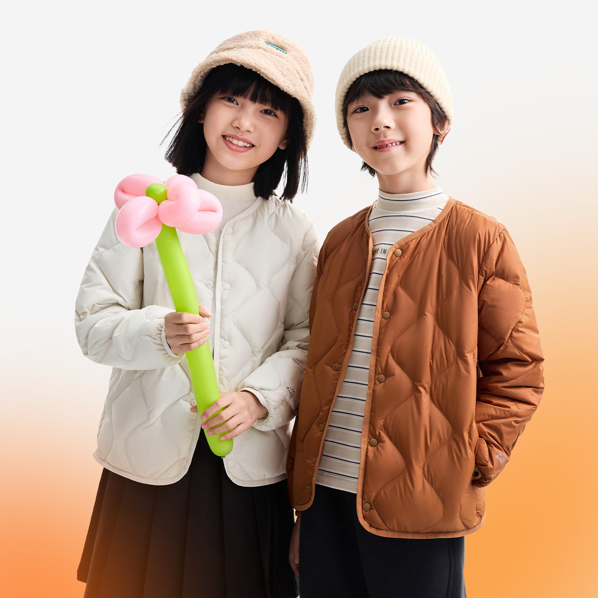 双11现货：【安奈儿】轻薄亲子款保暖羽绒服 福利价仅119元秒杀！