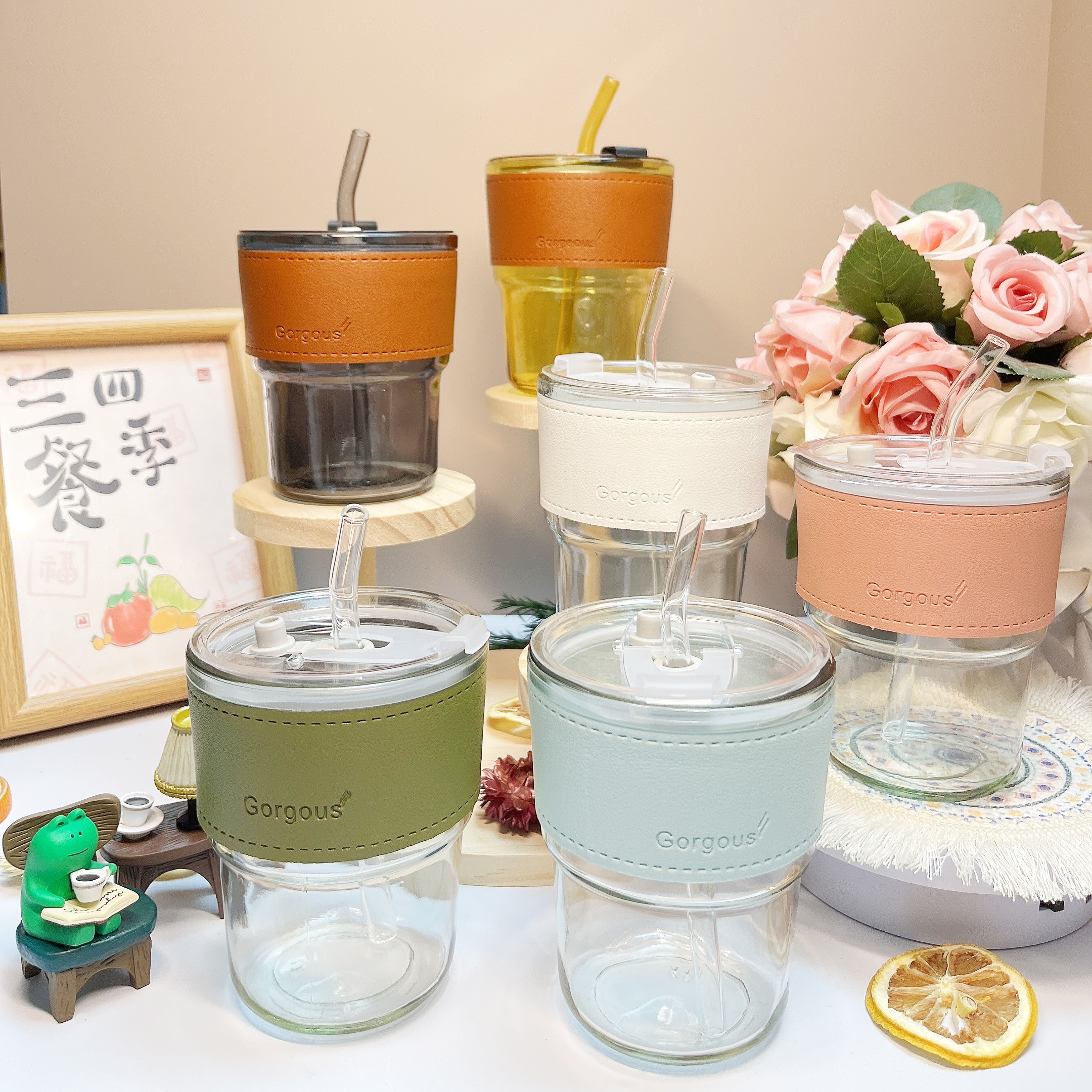 淘金币活动：7款任选！ins玻璃杯！各各都超级好看 福利价仅3.9元秒杀！