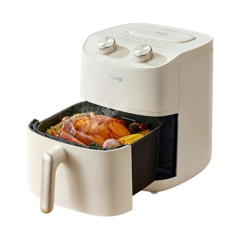 百亿补贴：九阳双风道空气炸锅5升大容量 福利价仅160.65元秒杀！