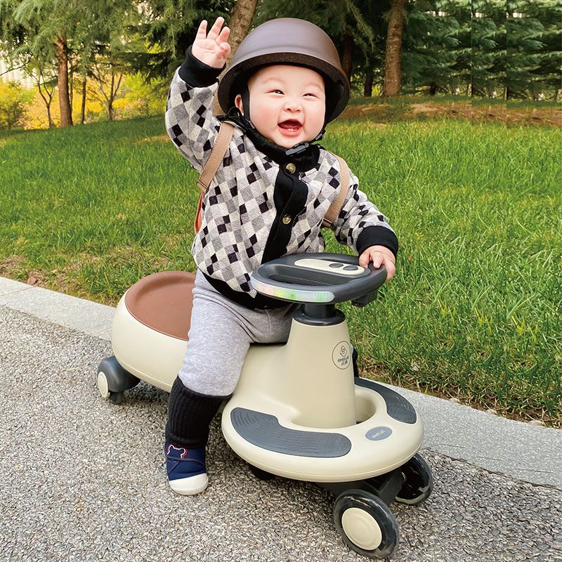  优质素材：【叠玩具卷好价】儿童玩具静音万向轮扭扭车 福利价仅232元秒杀！