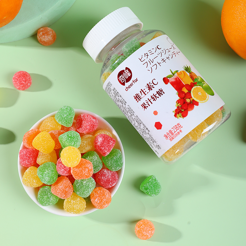 双11现货：奇峰238g维生素C膳食果汁软糖水果混合味 福利价仅6.1元秒杀！