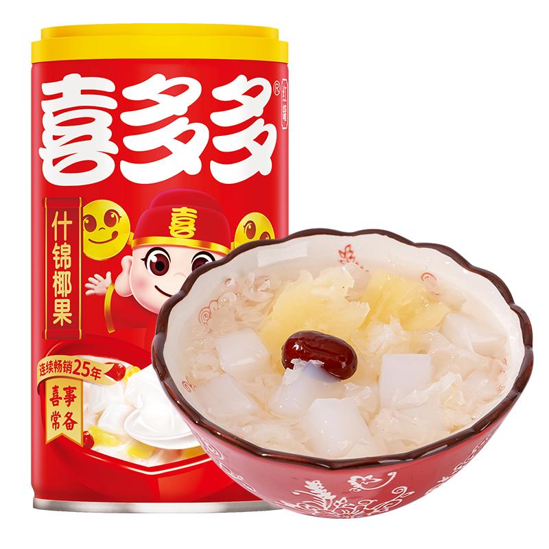 百亿补贴：喜多多370g什锦椰果*6罐 福利价仅19.9元秒杀！