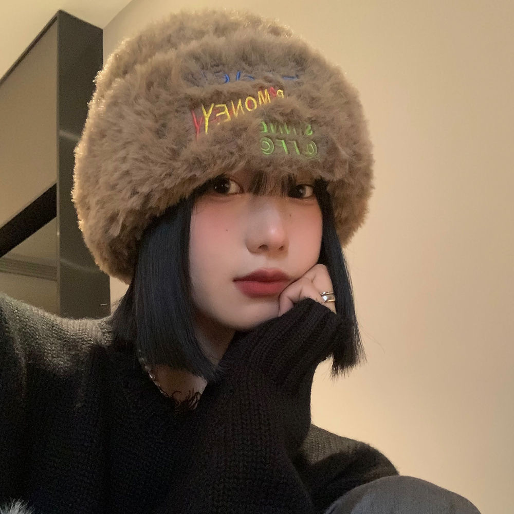 超U快抢日：秋冬女款帽子防风护耳百搭毛绒冷帽针织女帽 福利价仅19.9元秒杀！