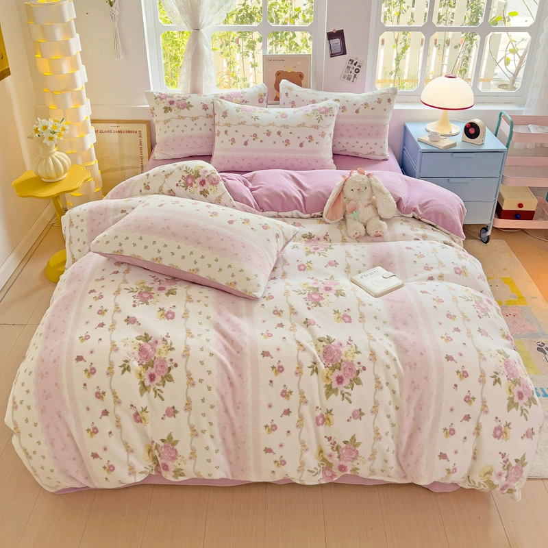 优质素材：【福满园】牛奶绒四件套 福利价仅99元秒杀！