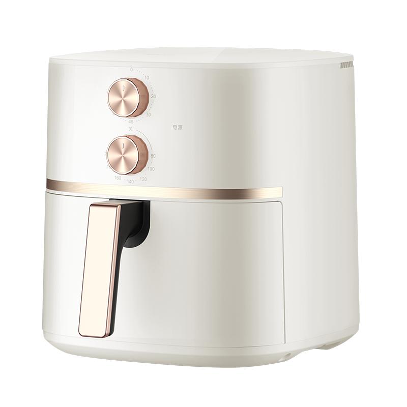 热销爆品：美的空气炸锅家用智能多功能无油炸锅杏色 福利价仅154元秒杀！